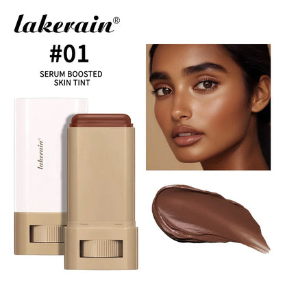 6Color Tinted Foundation Cream Stick Waterproof Lasting Oil-control Cover Acne Makeup Smooth Moisturize Concealer Serum Balm