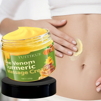 YUITIKUE Firming Cream 120g - Bee venom and turmeric, firms, nourishes, and revitalizes, fast-absorbing.