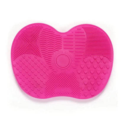 Colorful Brush Cleaner Scrubbe Board Cosmetic Makeup Brush Washing Silicone Gel Cleaning Mat Foundation Makeup Brush Cleaner Pad