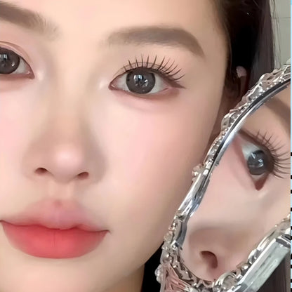 BQI Glue-free False Eyelashes, Fishtail Princess Lazy Eyelashes, Natural Transparent Stem, Reused 48 Clusters Large Capacity