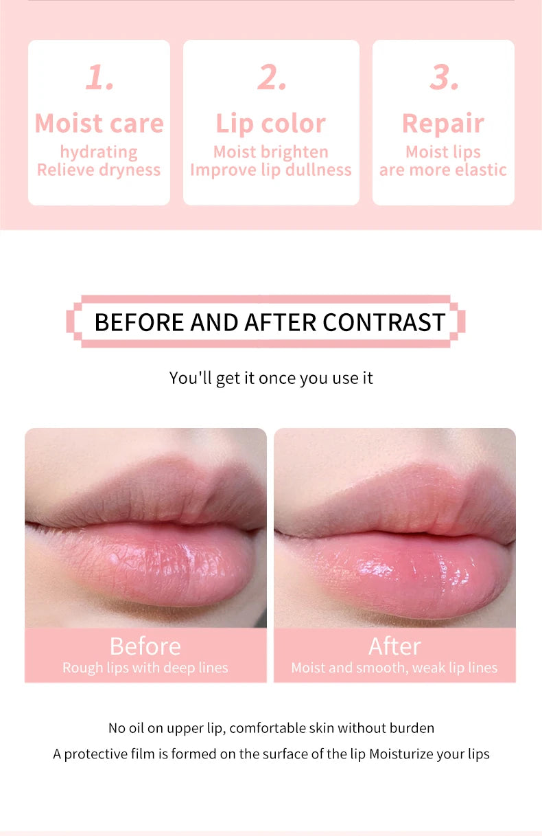 O'CHEAL 1 Pcs Sleeping Mask Maintenance Moisturizing Lip Gloss Mask Cream Plump Lips Serum Care Nourishing Lip Mask Balm