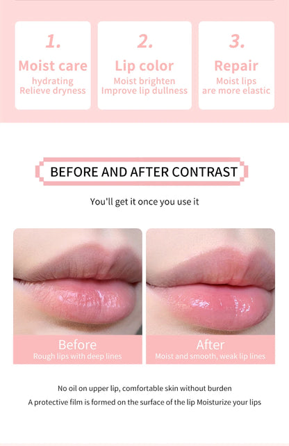 O'CHEAL 1 Pcs Sleeping Mask Maintenance Moisturizing Lip Gloss Mask Cream Plump Lips Serum Care Nourishing Lip Mask Balm