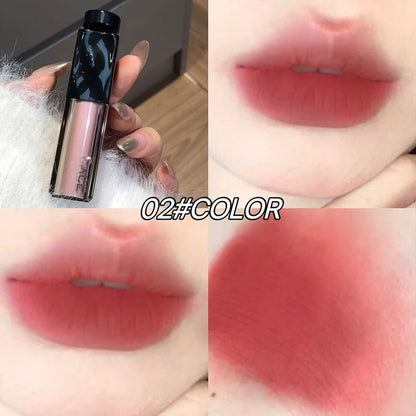CACE Lip Mud 6 Colors Mist Velvet Nude Liquid Lipstick Waterproof Lasting Lipgloss Non-stick Cup Sexy Red Lip Tint Korean Makeup