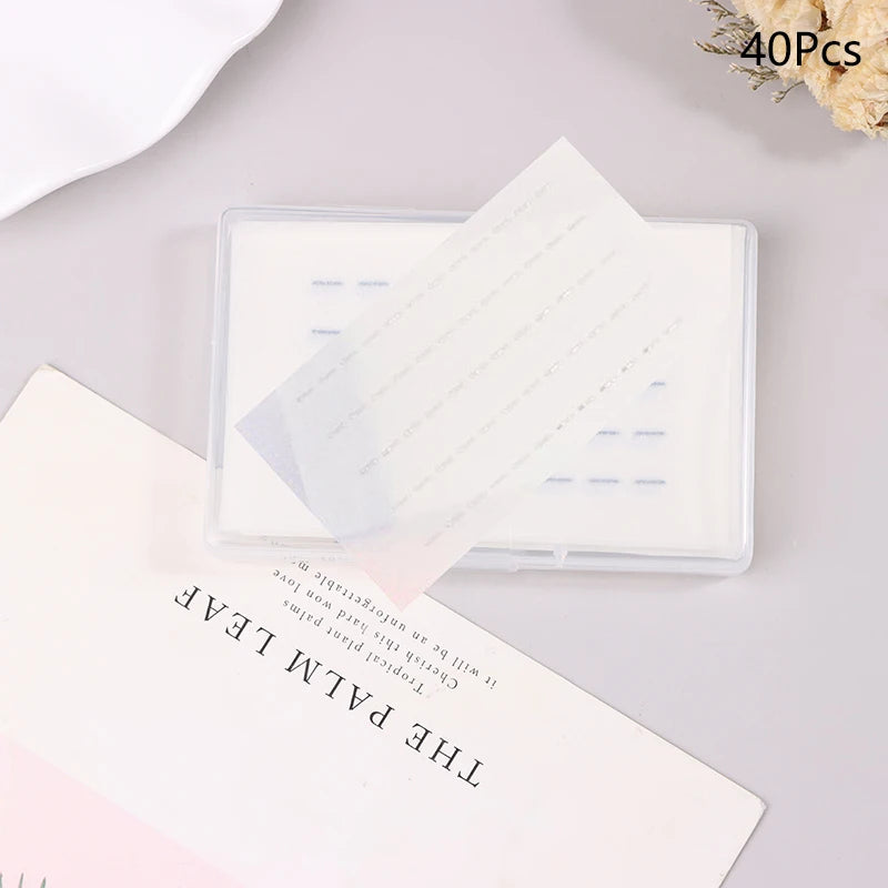 40/200pcs Waterproof Adhesive Tape Glue-Free Eyelash Glue Strip Self-Adhesive Lashes Glue Hypoallergenic Makeup Tools Home Daily