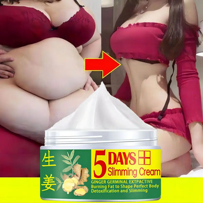 Ginger Herbal Extract Essence Slimming Cream Fat Burning Massage Cream Fat Burning Weight Loss Shaping Lifting Body Cream