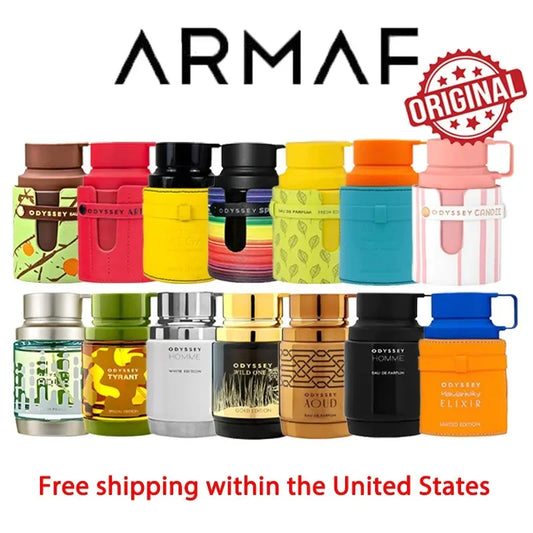 Armaf Odyssey Limited Eau de Parfum Spray 100ml Original Arab Perfumes Lasting Citrus Pheromones Perfume Cologne for Man Makeup