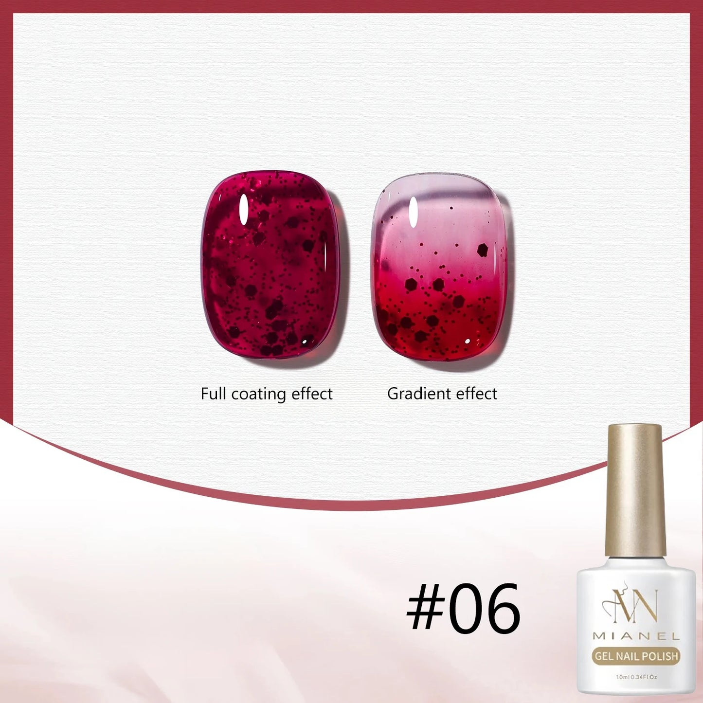 12ML 1-21PCS Autumn Nails Red through half the Sky Cat Eye Nail Glue Halloween New Whitening Glass Bead Cat Eye Nail Polish