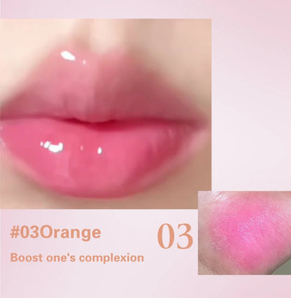 Herorange Nude Tinted Lip Balm Moisturizing Anti-Drying Autumn and Winter Lip Care Lightens Lip Lines Color-Changing Lip Balm