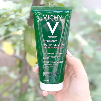 Vichy Green Anti-acne Gel Cleansing Pores Brightens Skin Long-lasting Moisturizing Improvement Skin Anti-acne Purification Gel