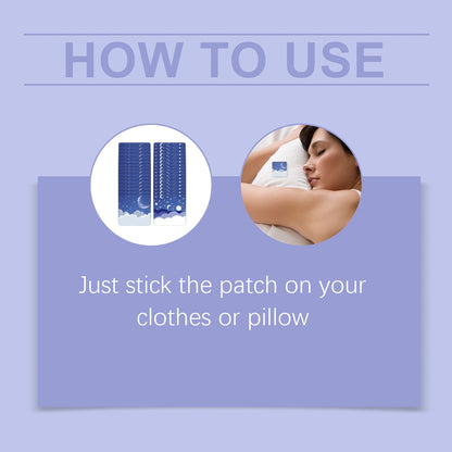 Woodsleep Sleep Patches Insomnia Treatment Irritability Stress Reliever Relax Anxiety Sleep Quality Improvement Sleep Aid Patch