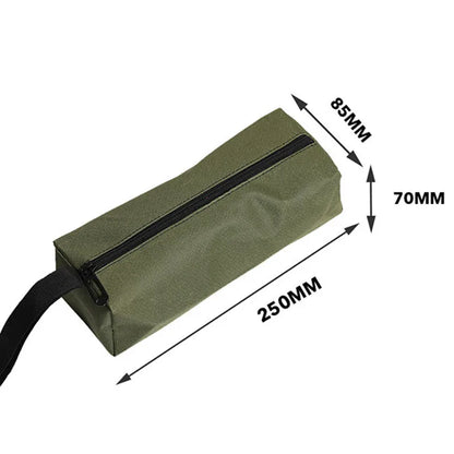 Oxford Canvas Waterproof Storage Hand Tool Bag Screws Nails Drill Bit Metal Parts Fishing Travel Makeup Organizer Pouch Bag Case