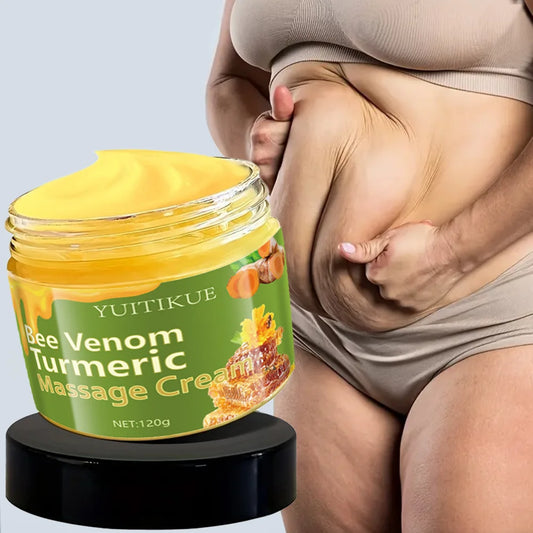 YUITIKUE Firming Cream 120g - Bee venom and turmeric, firms, nourishes, and revitalizes, fast-absorbing.