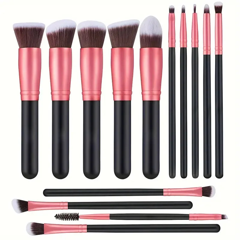 Professiona 14PCS Makeup Brushes Set  Soft Fluffy Foundation Blush Powder Eyeshadow Kabuki Blending Female Cosmetics Beauty Tool