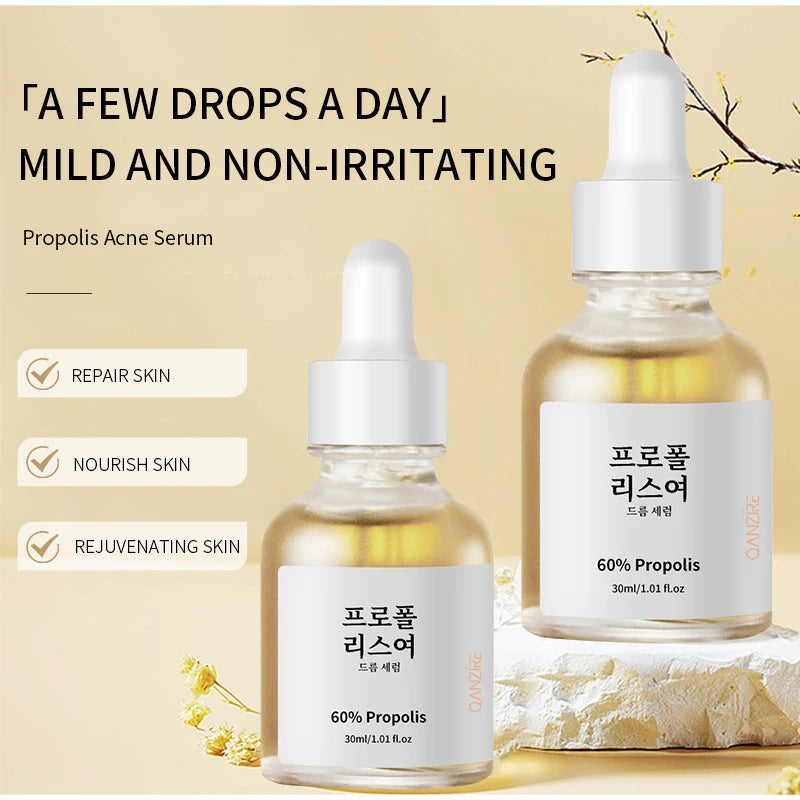 3% Snail Mucin Serum 60% Propolis Nourish Repair Peak Lightweight Moisturizer Non-greasy Skin Essence Revitalizing Facial Serum