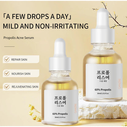 3% Snail Mucin Serum 60% Propolis Nourish Repair Peak Lightweight Moisturizer Non-greasy Skin Essence Revitalizing Facial Serum