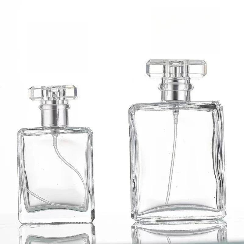30ml 50ml 100ml Portable Perfume Bottle Squirt Travel Refillable Spray Bottle Glass Empty Sample Sub-Bottling Travel Essentials