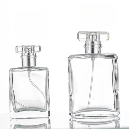 30ml 50ml 100ml Portable Perfume Bottle Squirt Travel Refillable Spray Bottle Glass Empty Sample Sub-Bottling Travel Essentials