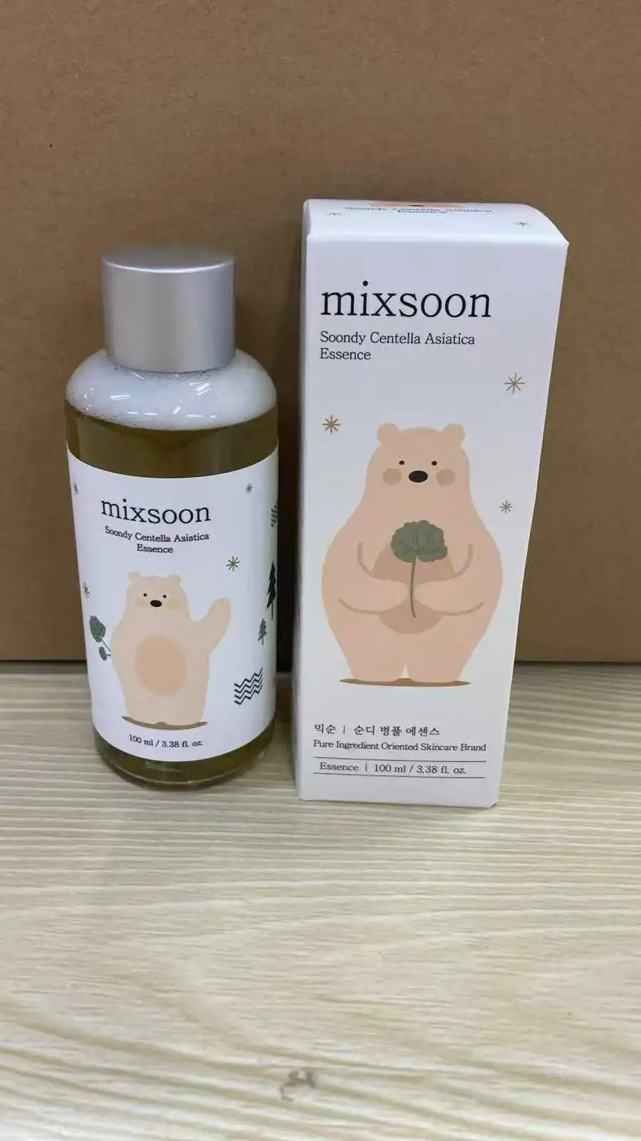 Korean Mixsoon Bean Cream Essence Sunscreen Centella Facial Cleaner Moisturizing Soothing Enhance Skin Elasticity Oil Control