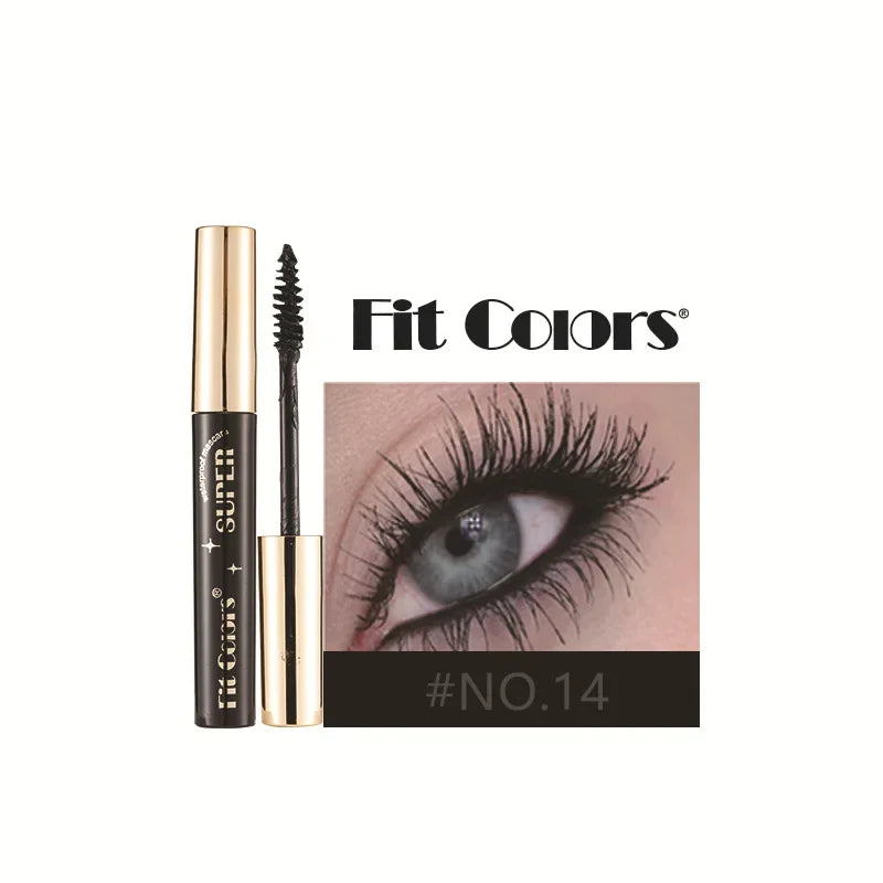 Colored Mascara Waterproof Blue White Black Purple Lengthen Eyelashes 4D Silk Fiber Eyelash Extension Eyes Makeup for Party Use