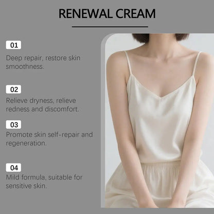 50g Dual-Action Renewal Cream Black White Rice Sooth Repair Cream Gentle Hydrating Suitable For All Skin Types Face Moisturizer