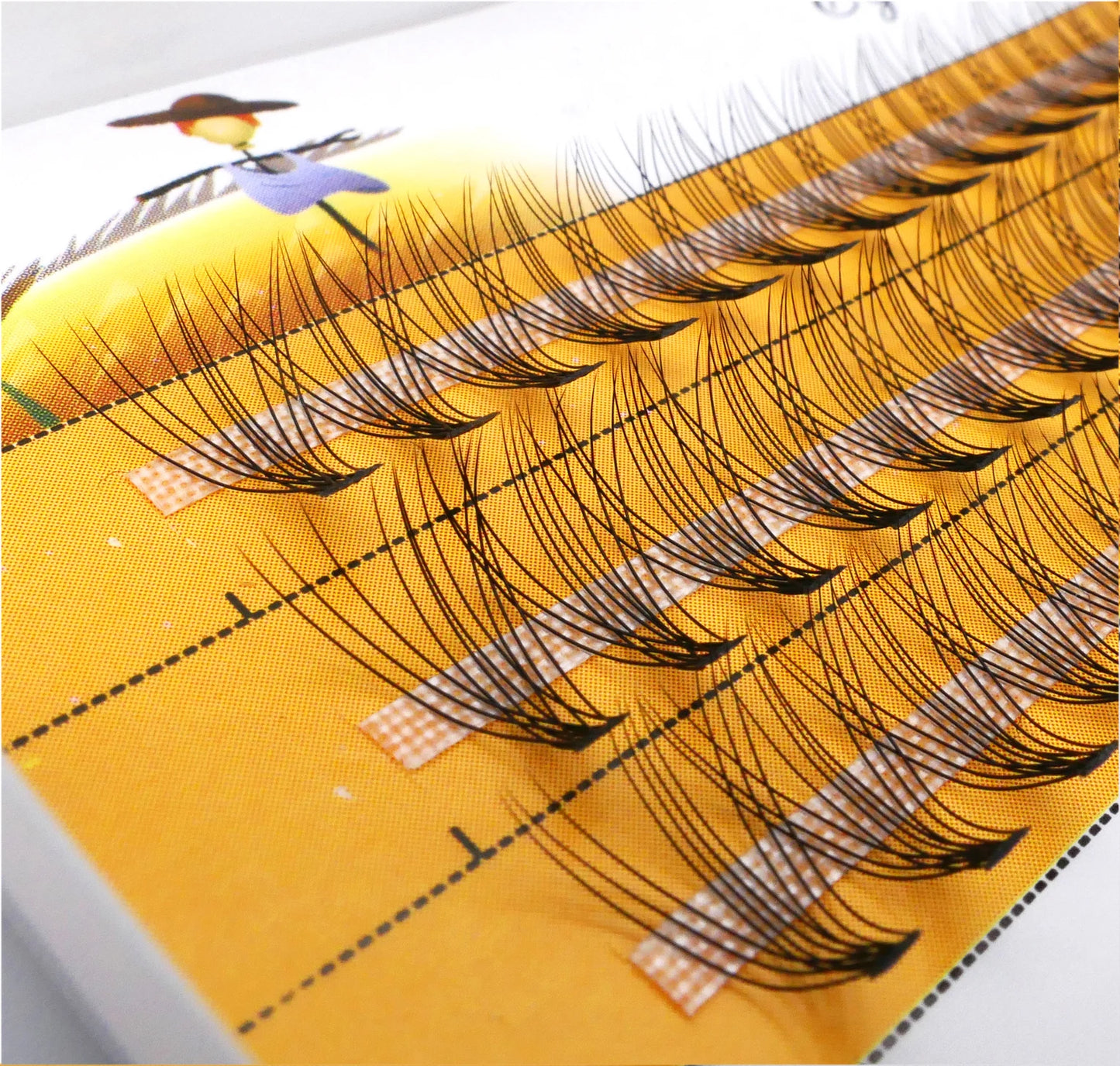 10D mink Eyelashes 60 bundles/box natural Eyelash extension 3D Russian Individual Eyelash Cluster Makeup Tool Lashes Wholesale