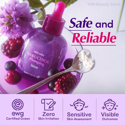 Korean Skin Care EQQUALBERRY Bakuchiol & Vitamin C Serum Set Niacinamide Serum Face Pore Care Firming Skin Brightening Essence