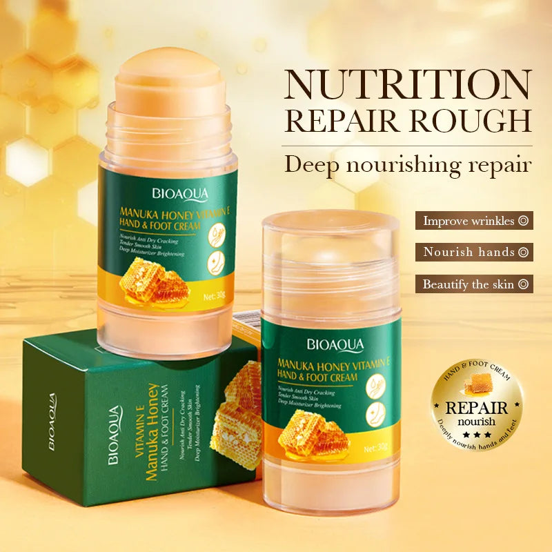 BIOAQUA Honey Hand & Foot Cream Moisturizing Anti Cracking Whitening Anti Wrinkles Anti-Aging Hands Skin Care Products