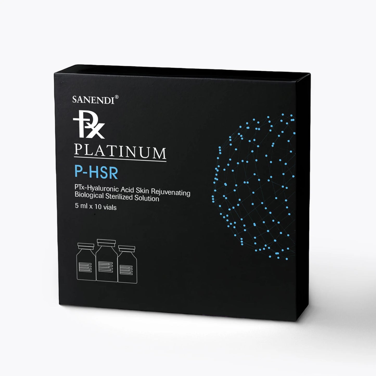 Original Exo Hyaluronic Acid Serum for Facial P-HL Peptide EGF Moisturizing Hair Skin Care Repair Essence 5MLx10Vials