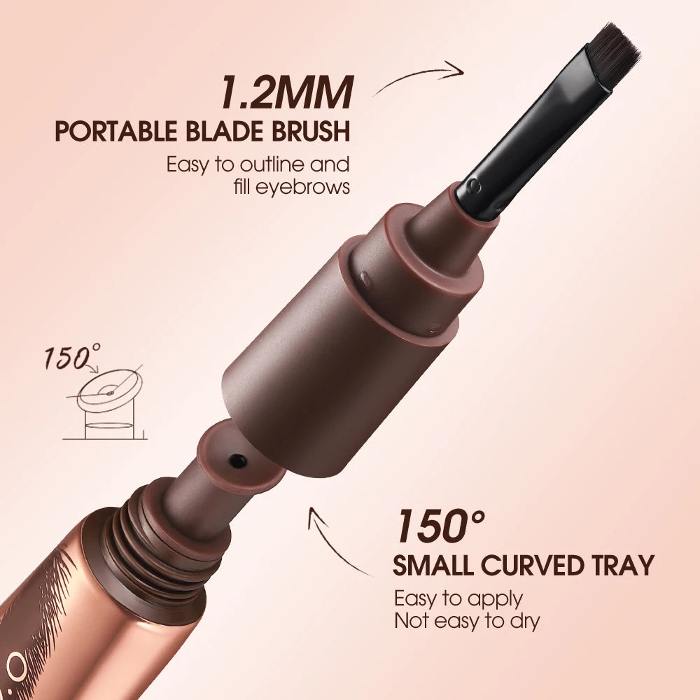 O.TWO.O Peel-Off Eyebrow Tint Eyebrow Tattoo Waterproof Long-lasting Color-lock Natural Mist Brow TattooPeel-Off Eyebrow Tint
