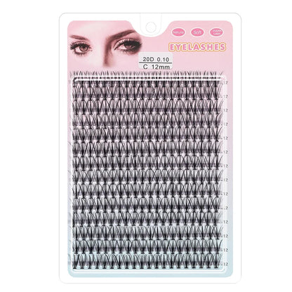 48/60/160/280Pcs Cluster Natural Eyelashes Extensions Lashes Clusters False Eyelash Clusters Extensions Individual Lashes Makeup