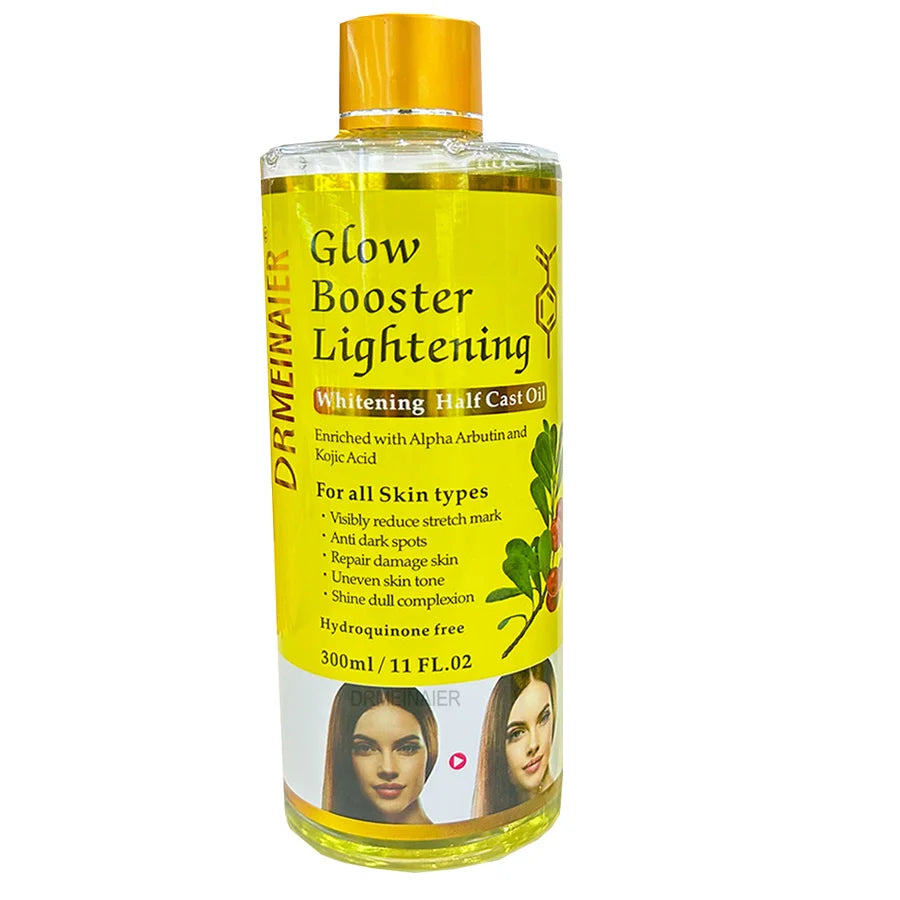 200ml Alpha Arbutin And Kojic Acid Whitening Serum Glow Booster Cast Oil Reduce Stretch Mark And Dark Spots Repair Damage Skin