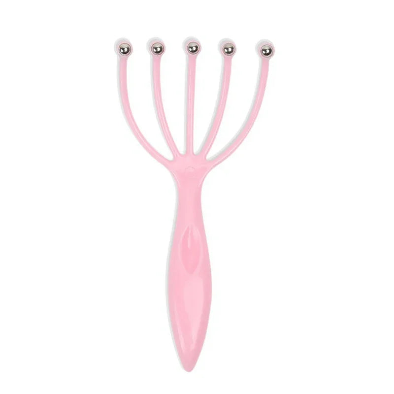 9/5 Claws Head Massger Relieve Migraine Hand Held Hair Stress Relief Aid Relaxation Scalp Massage Roller for Hair Growth