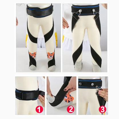 Children Babies Correction Straps Inner Outer Eight Character Leg Foot Walking Posture Portable Correction Belts Shoes Supplies