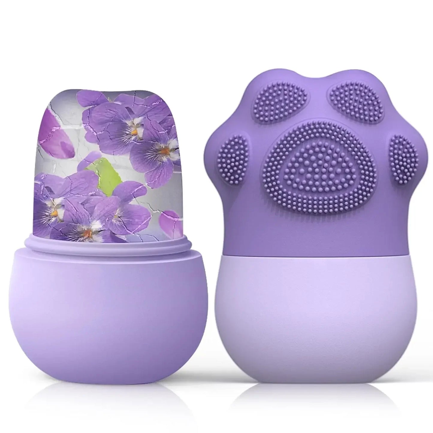 Massage Face - Silicone Beauty Tool for Women，Facial Ice Roller for Skin Care - Reduce Eye Puffiness 1Pcs