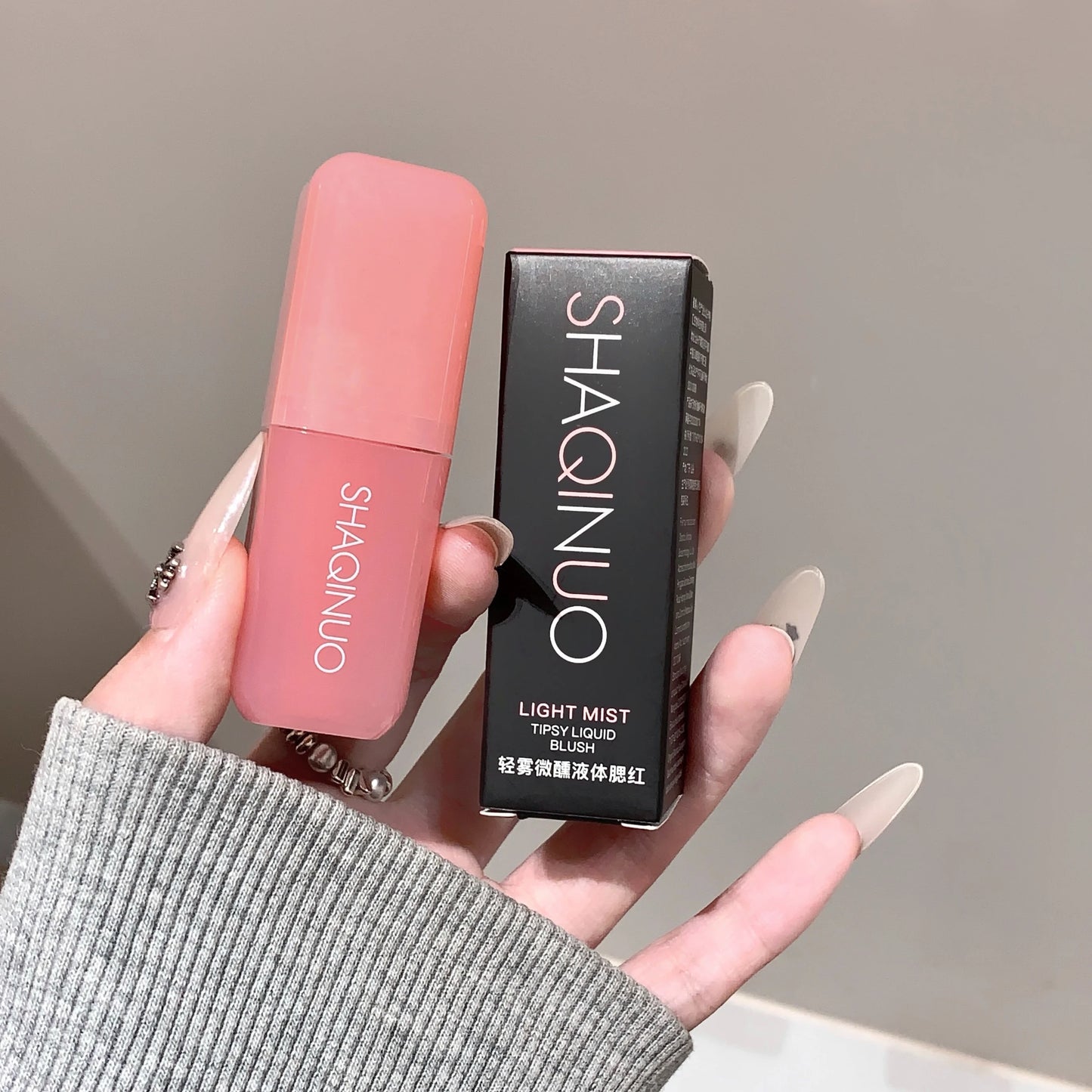 Light Blush Liquid SHAQINUO Moisturizing Mirror Vitality Moisturizing Whitening Brightening Natural Rouge
