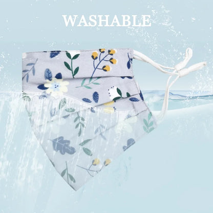 Breathable Cotton Printing Mask Fashion Washable Anti-UV Riding Face Mask Skin-Friendly Anti Dust Sunscreen Mask Outdoor Sports