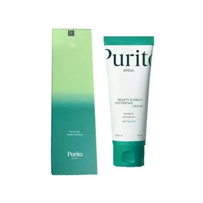Purito Cream 100ml Bamboo Extract Panthenol Intensive Cream Soothing Moisturizing and Repairing Barrier Skin Care Products