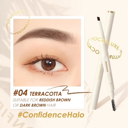 FOCALLURE Wholesale Eyebrow Pen Super Waterproof Long-lasting Natural Eye Brow Makeup Black Brown Eyebrow Sliding Tattoo Pencil