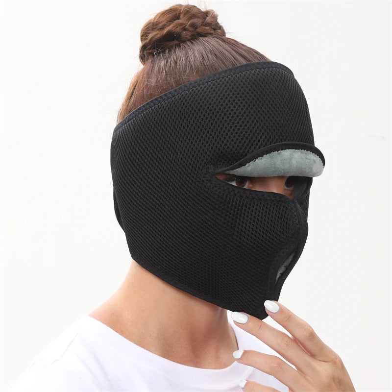 Electric Face Mask Heating Pad  Heat with 3 Temp Settings Headache Mask Sinus Pressure Relief Migraine Tension Headache Relief