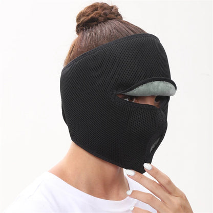 Electric Face Mask Heating Pad  Heat with 3 Temp Settings Headache Mask Sinus Pressure Relief Migraine Tension Headache Relief