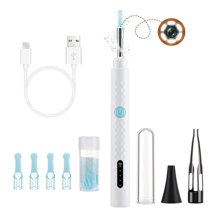 2 in 1 Smart Visual Ear Wax Cleaner With Camera 1080P HD Endoscope Multi-Functional 3.5mm Mini Visual Earpick Ear Cleaning Tool