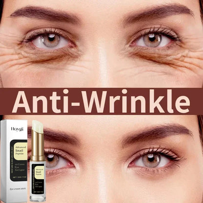 Snail Eye Cream Stick Collagen Fade Fine Lines Wrinkle Lightening Dark Circles Firming Eye Bags Puffiness Moisturizing Eye Cream
