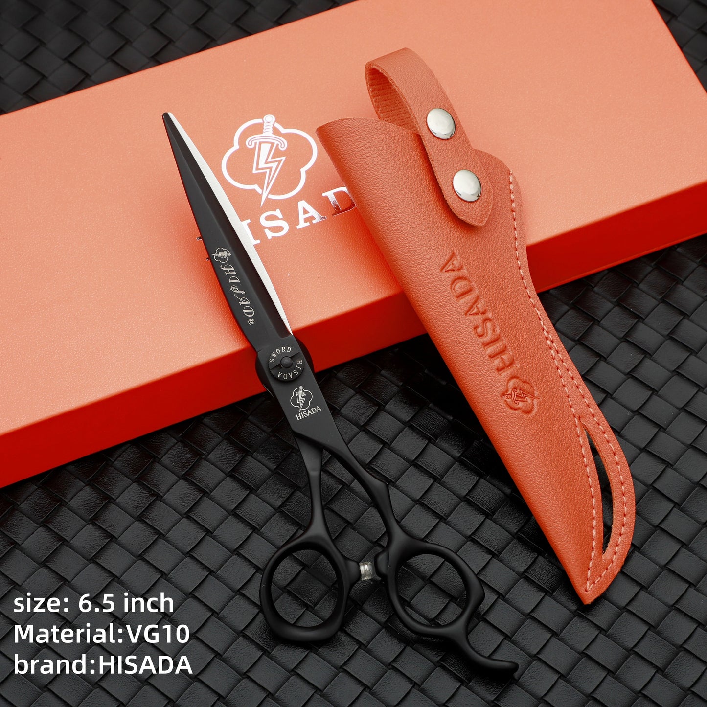 HISADA tijeras barbero profesional 6.2/6.7 inch friseur zubehör VG10 Material hair scissors Professional scissors