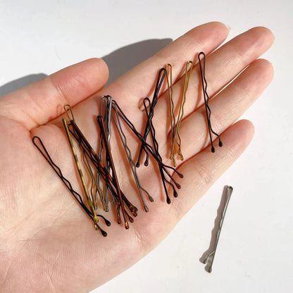 150pcs Women Solid Casual Bobby Pin Box Set For Daily Life Pins Female Hair Clips For Makeup Tools Hair Styling Accessories
