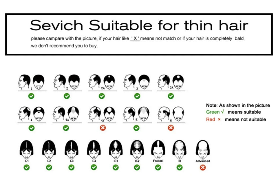 SEVICH 100g Hair Fibers Refill Bag Bald Extension Hair Growth Powder Salon Professional Hair Treatment Unisex Hair Loss Products