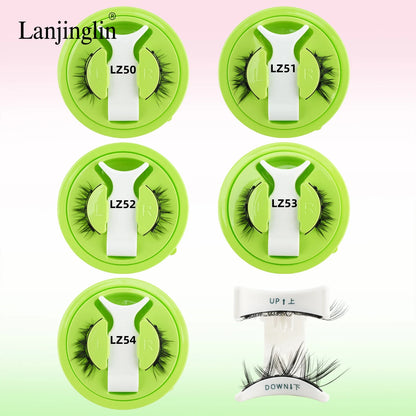 Hot Sale Magnetic Eyelashes 3D Natural False Eyelashes Handmade Faux Mink Lashes No Glue Needed Eyelashes with Magnetic Tweezers