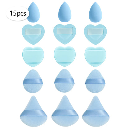15/30/60 Mini Makeup Sponge Powder Puff Beauty Sponge for Makeup Concealer Liquid Foundation Face Cosmetic Puff Makeup Sponge