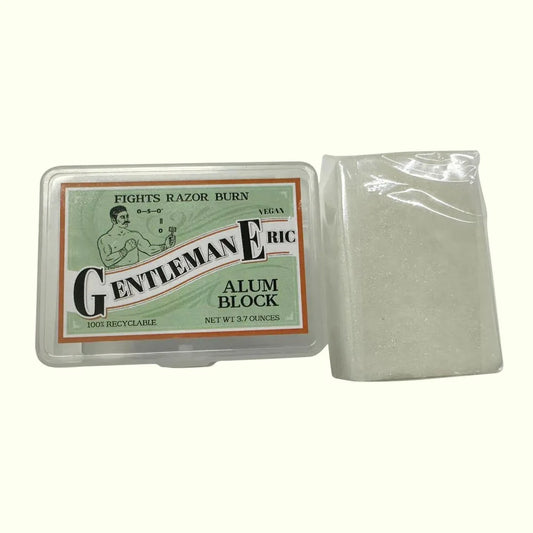 3.7oz Alum Block in Plastic Case Travel Shaving Styptic Relief Aftershave Shave Stone Natural Alum Block Deodorant Aluminum Free