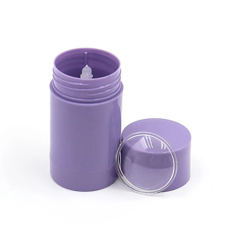 40g Empty Deodorant Containers Refillable Plastic Twist-Up Bottle For DIY Natural Crystal Deodorant Stick Cosmetics Tube