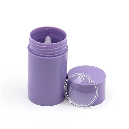 40g Empty Deodorant Containers Refillable Plastic Twist-Up Bottle For DIY Natural Crystal Deodorant Stick Cosmetics Tube